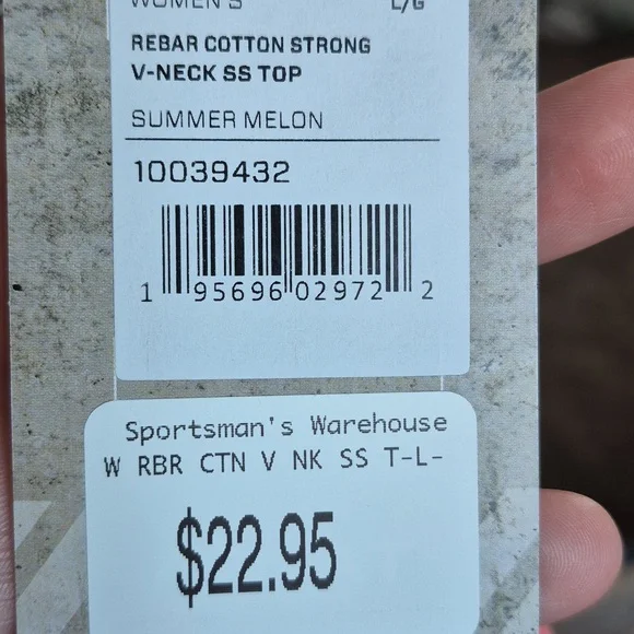 Ariat Rebar Vneck - Picture 3 of 3